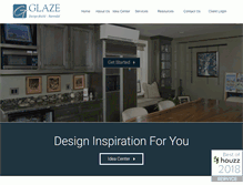 Tablet Screenshot of glazedesignbuild.com